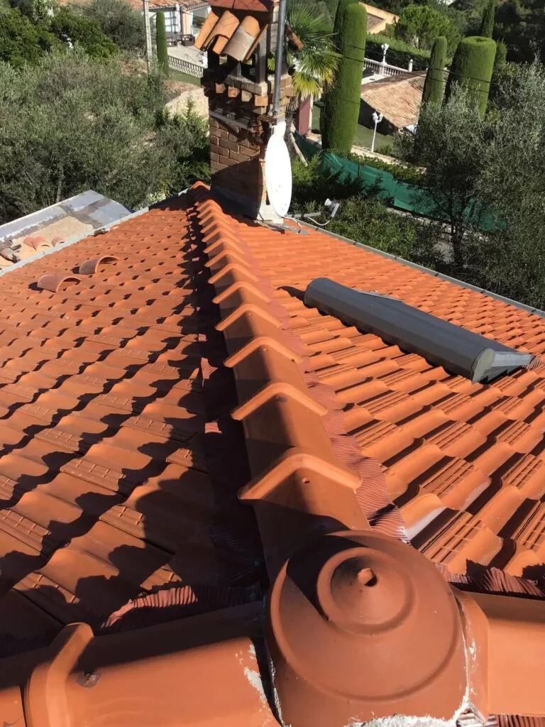Rénovation de couverture sur un bâtiment ancien